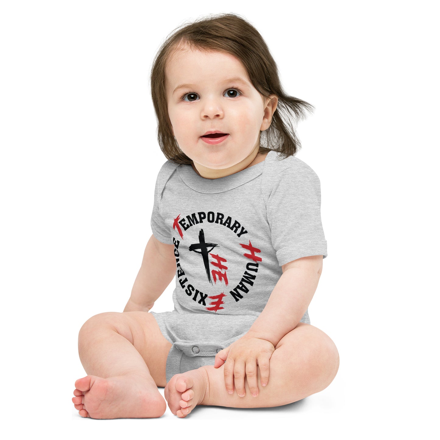 Baby Short Sleeve Onesie - Sacrifice Logo