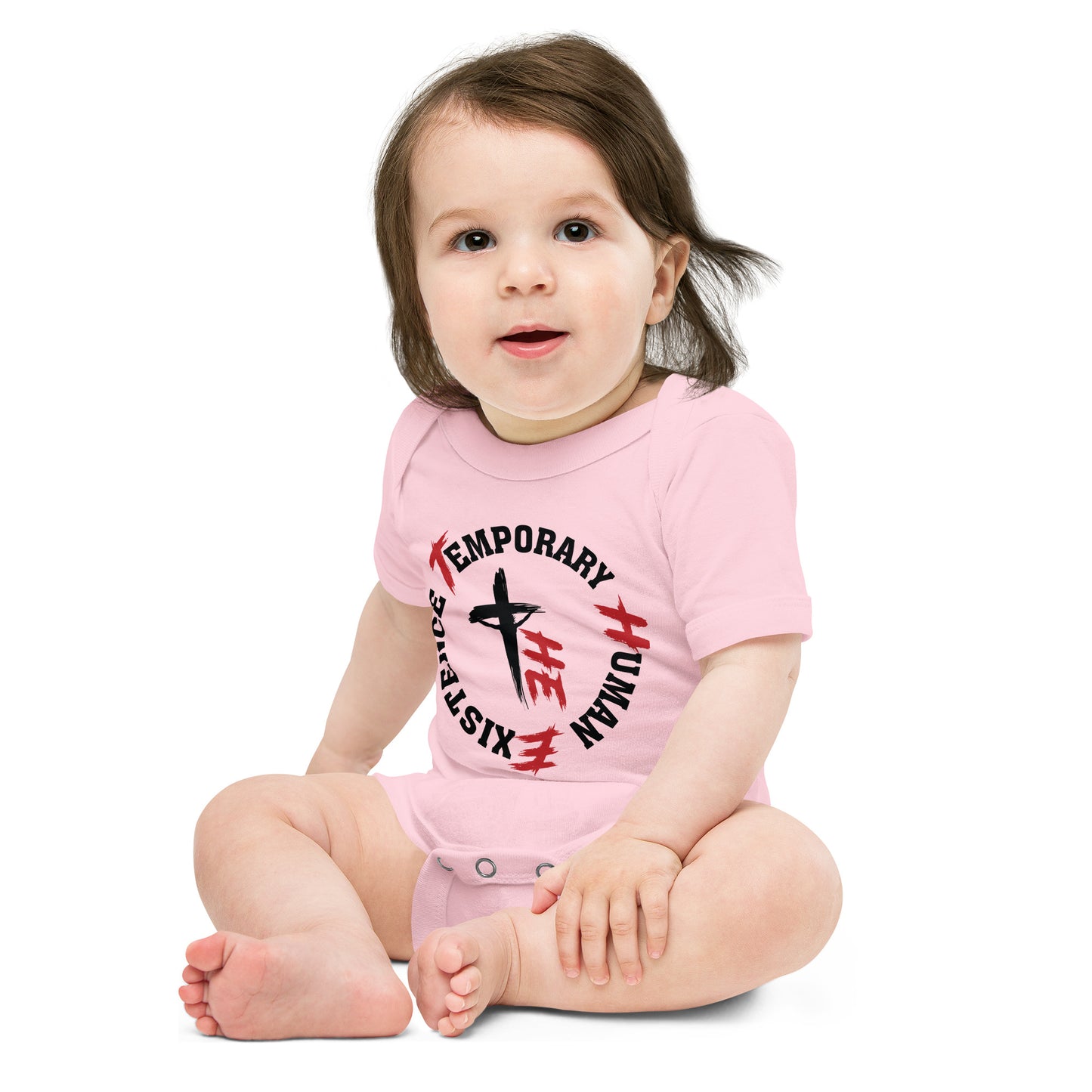 Baby Short Sleeve Onesie - Sacrifice Logo