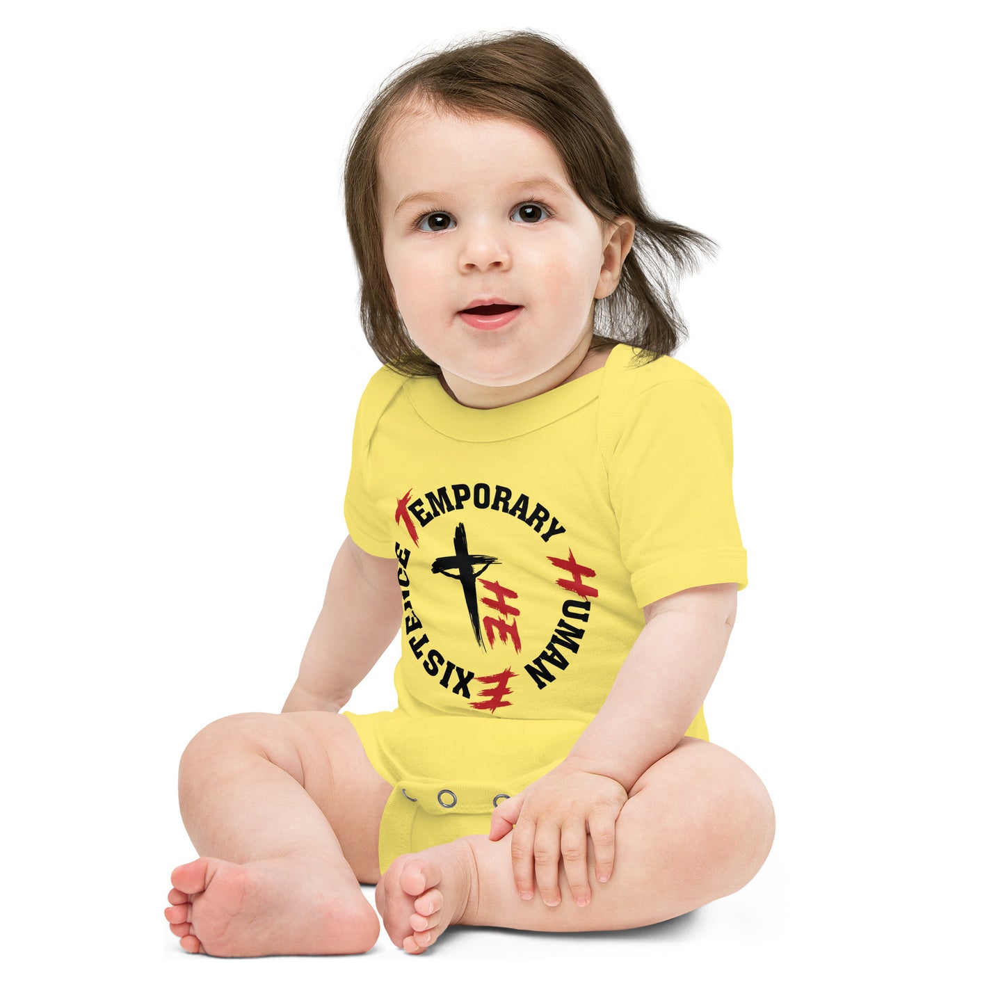 Baby Short Sleeve Onesie - Sacrifice Logo