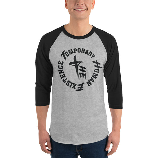 3/4 sleeve raglan shirt