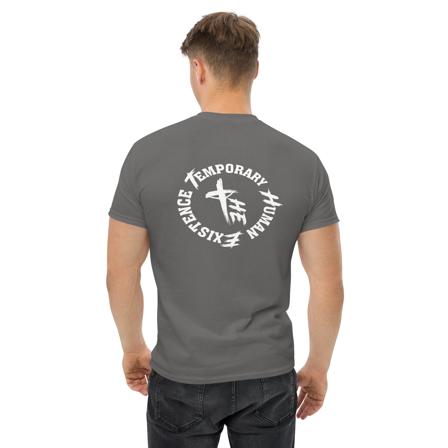 Mens Classic Tee Front and Back Logo