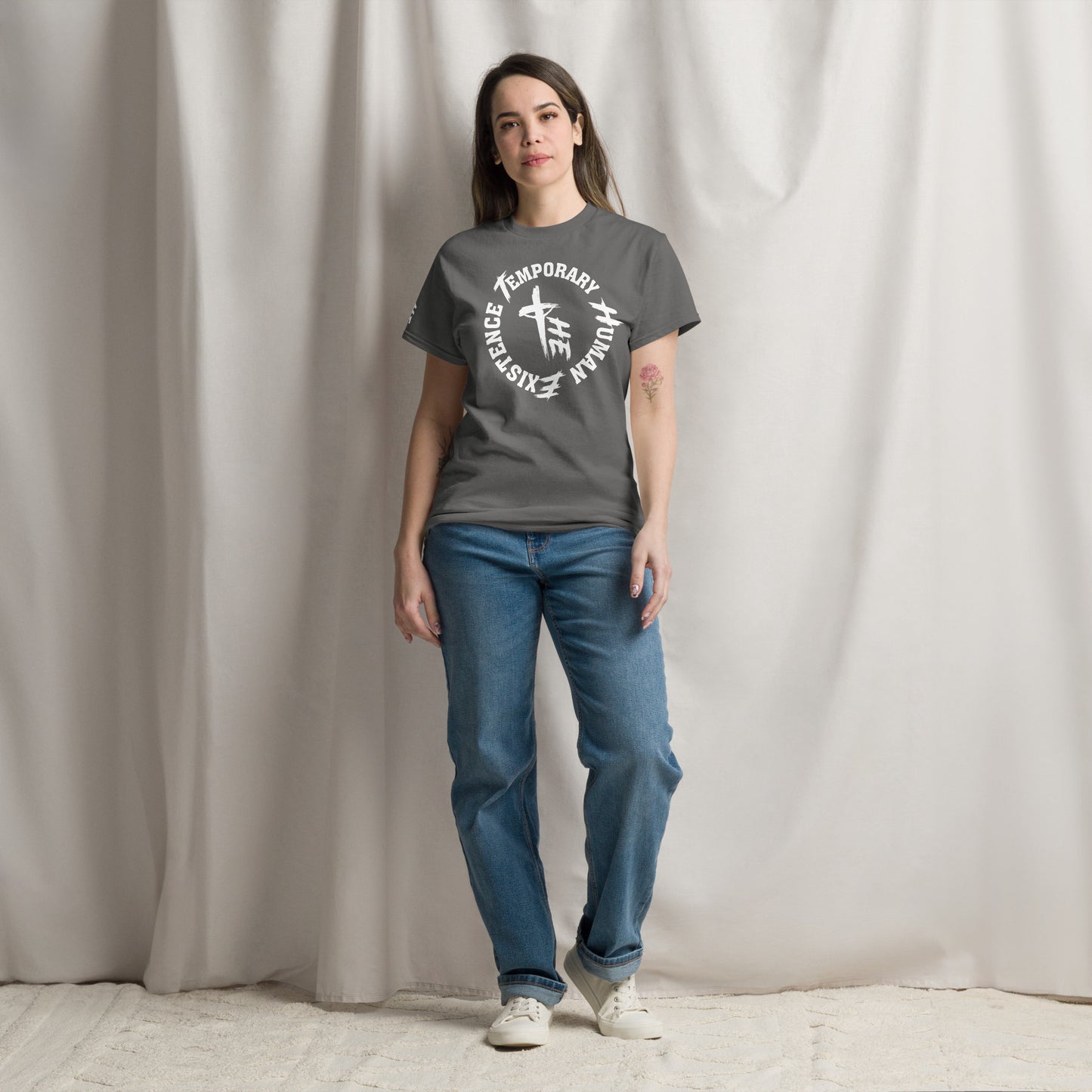 Women's Classic Tee Front/Right Sleeve Logo