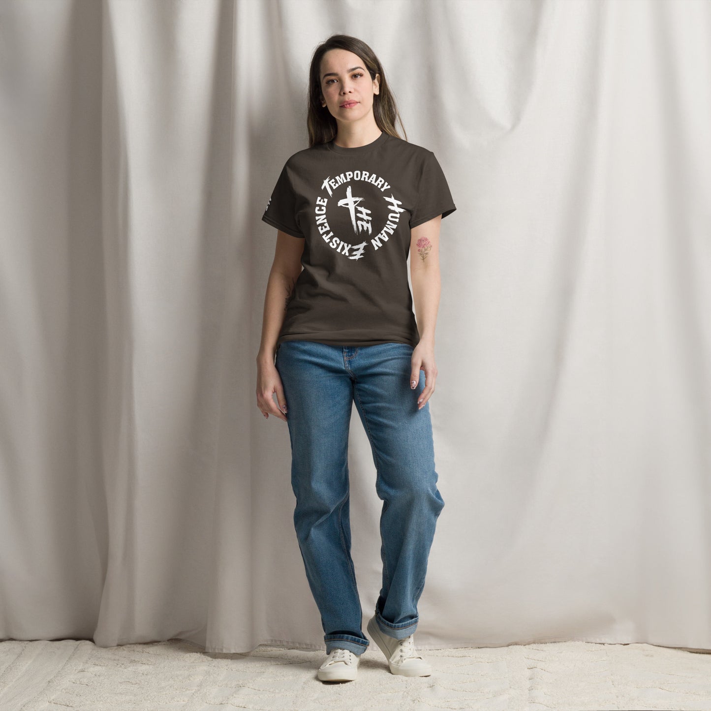 Women's Classic Tee Front/Right Sleeve Logo