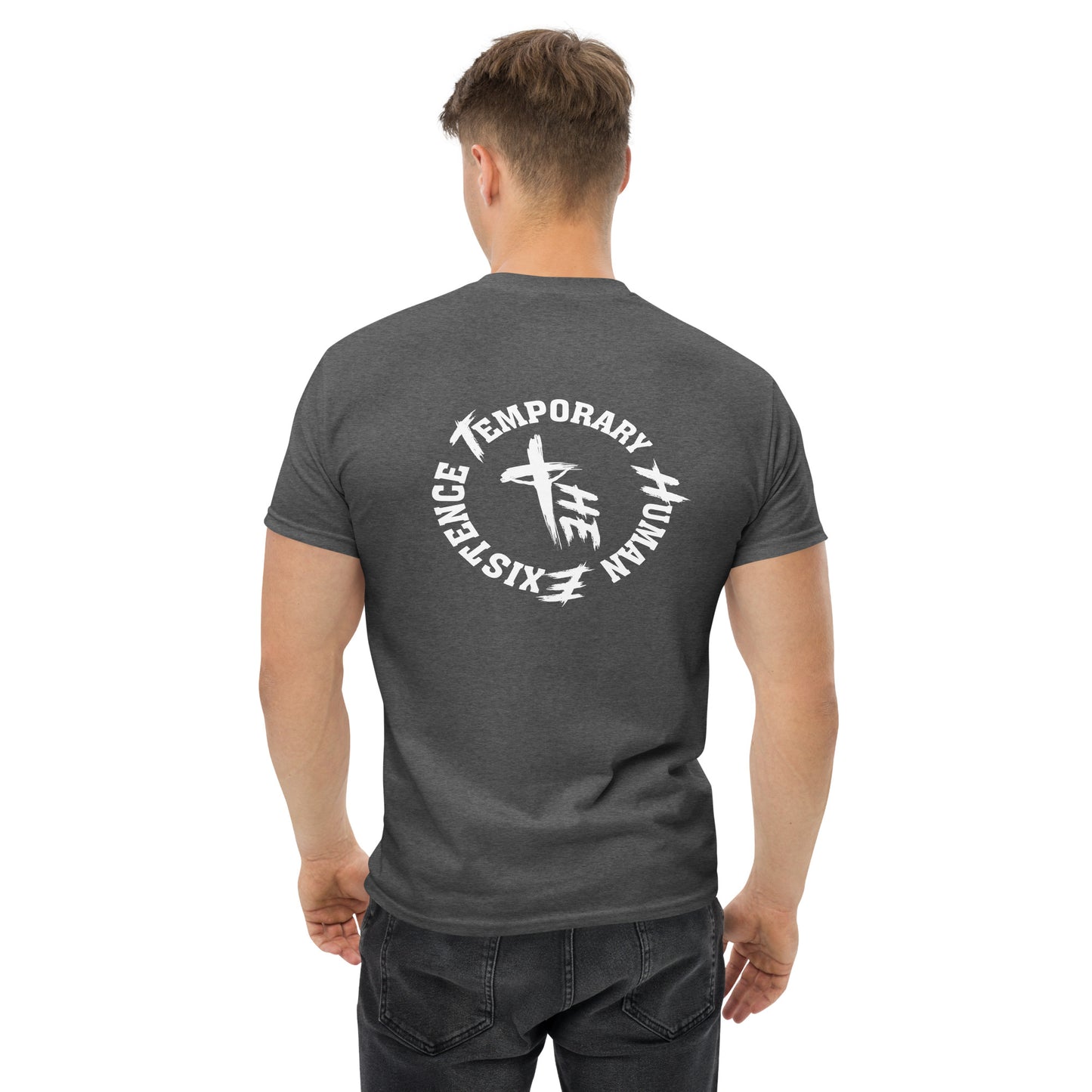 Mens Classic Tee Front and Back Logo