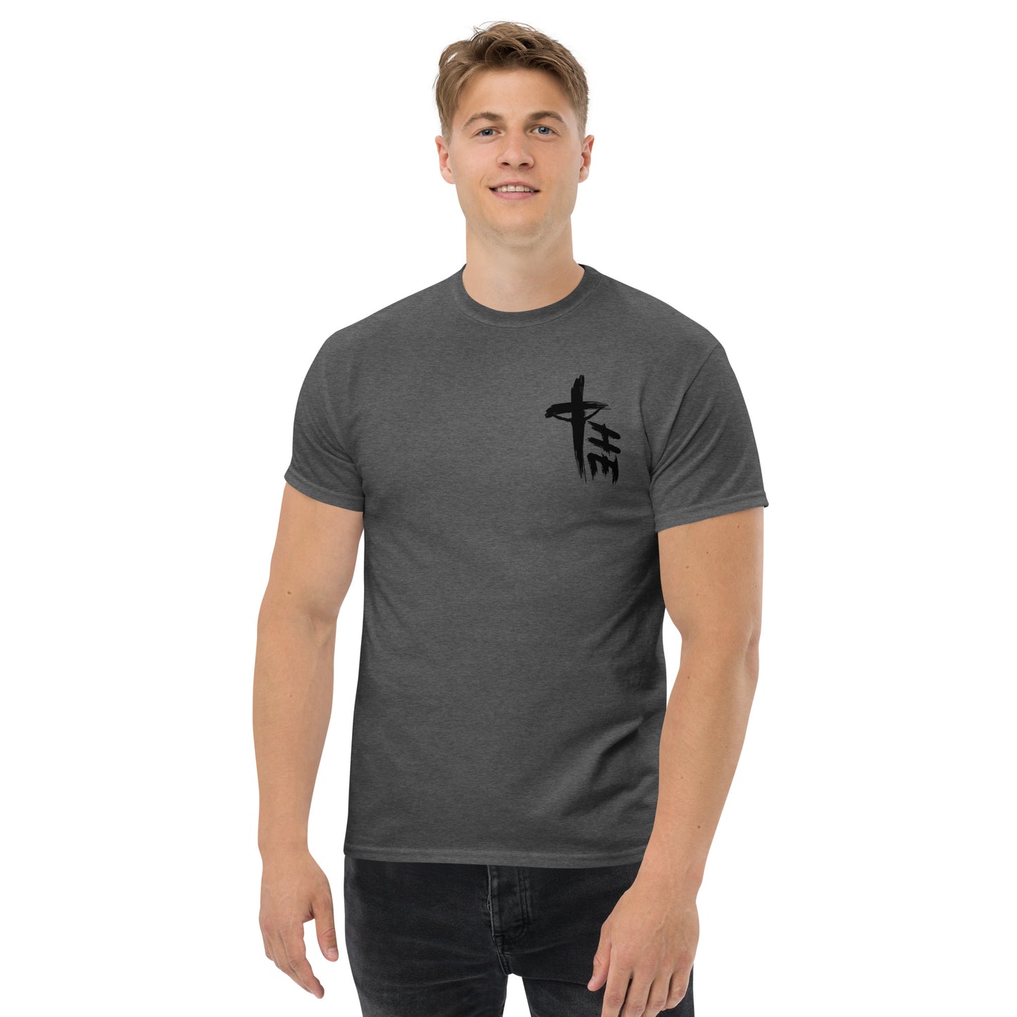 Mens Classic Tee Front and Back Logo