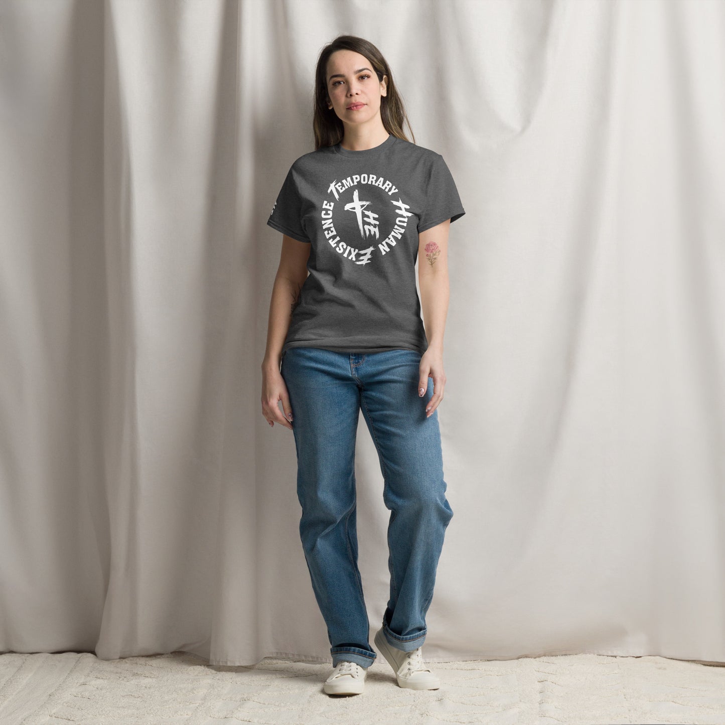 Women's Classic Tee Front/Right Sleeve Logo