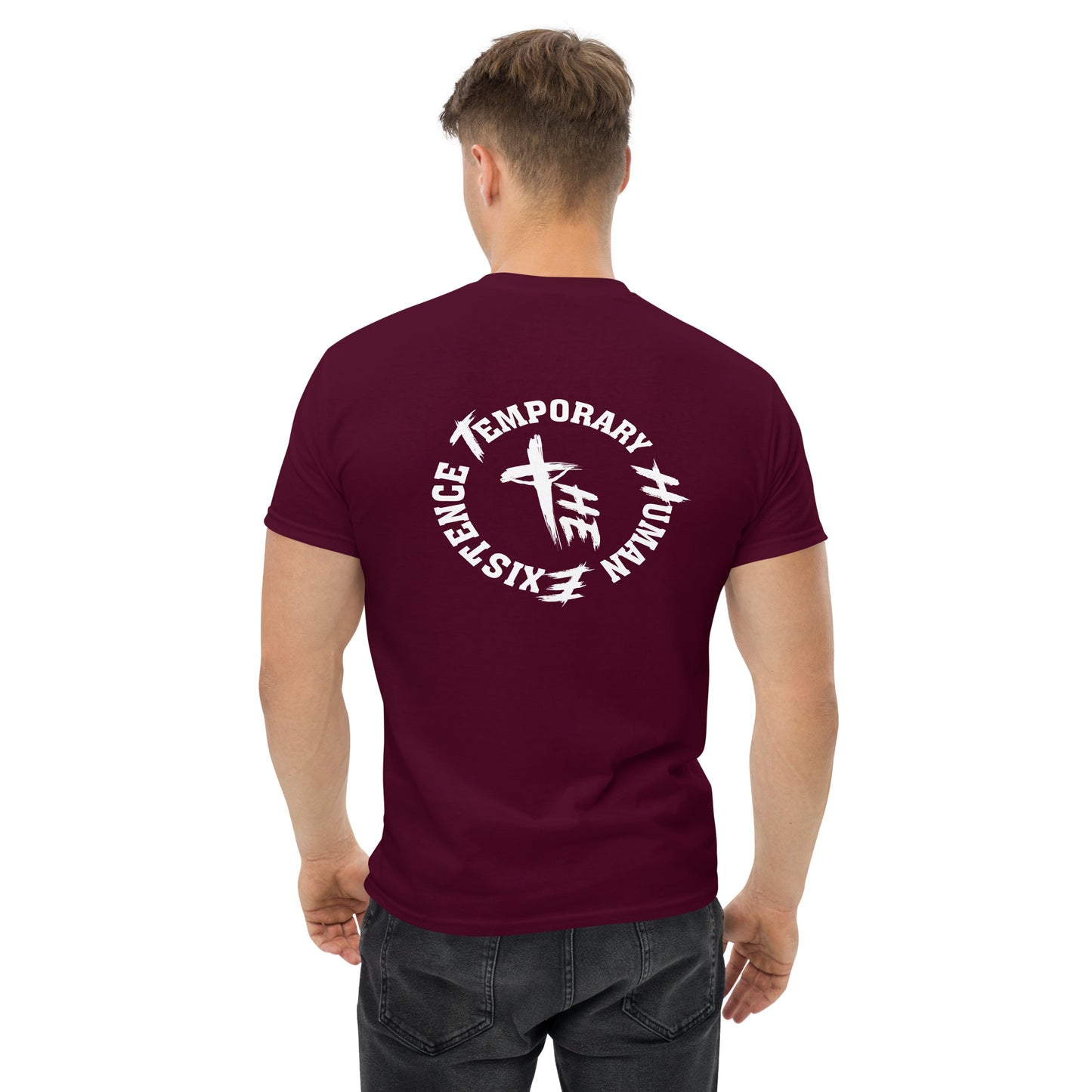 Mens Classic Tee Front and Back Logo