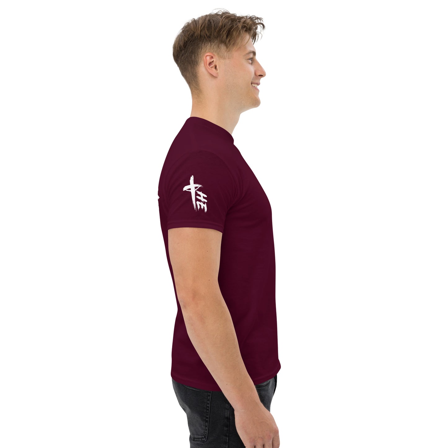 Men's Classic Tee Front/Back Right Sleeve Logos