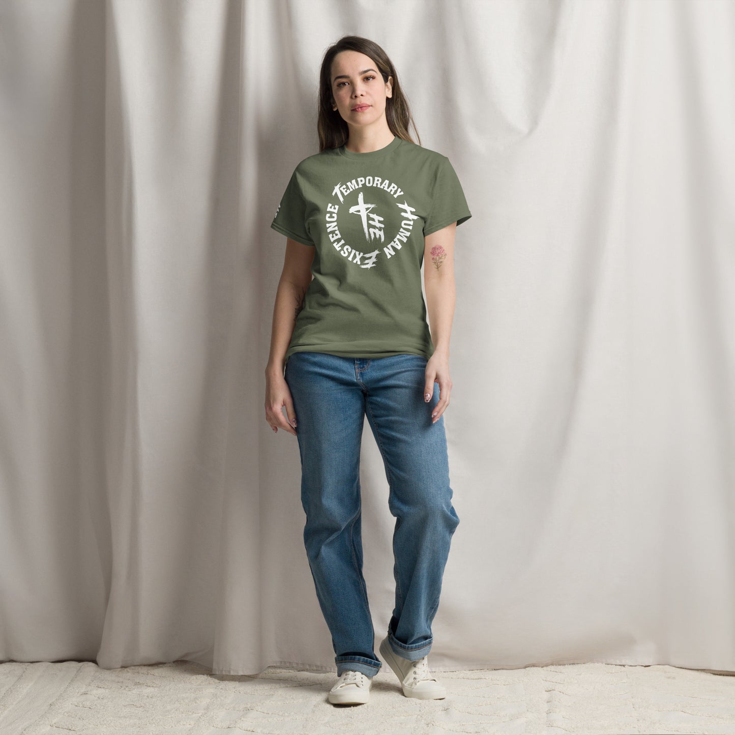 Women's Classic Tee Front/Right Sleeve Logo