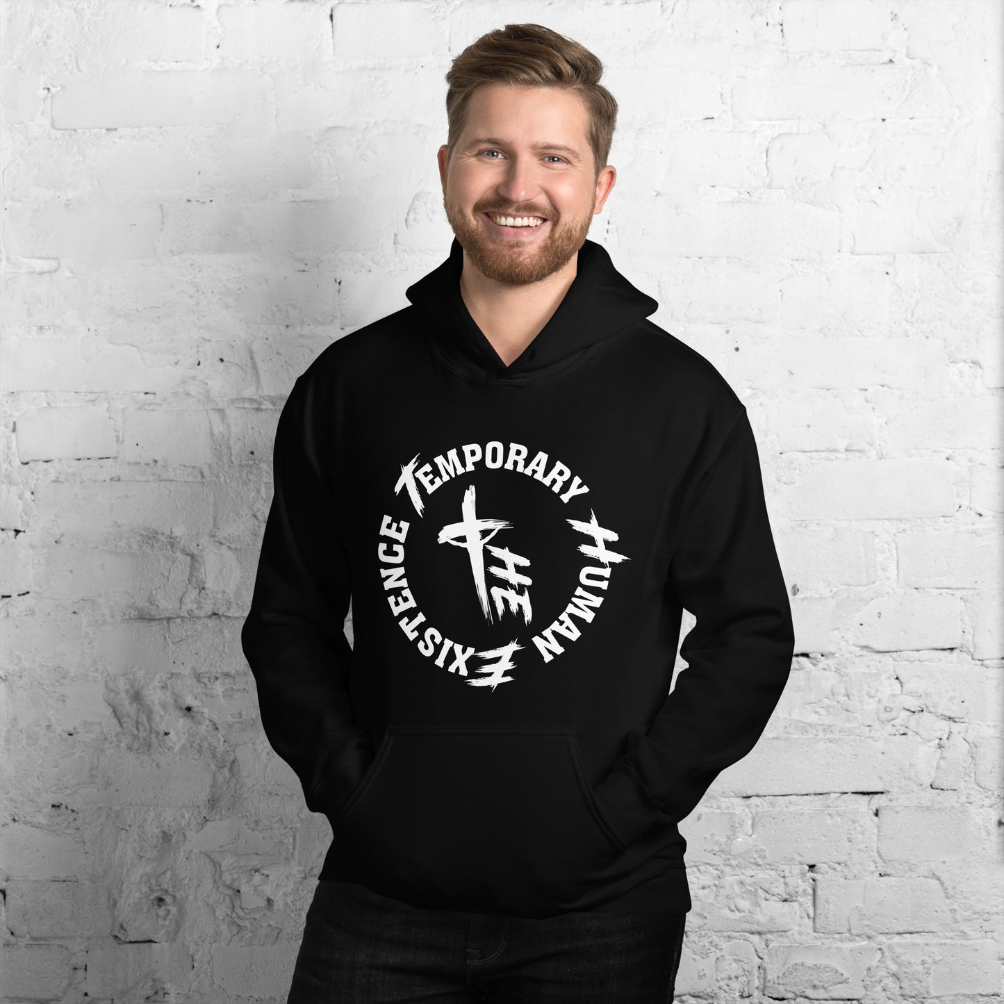 Adult Classic Hoodie Front Logo Only