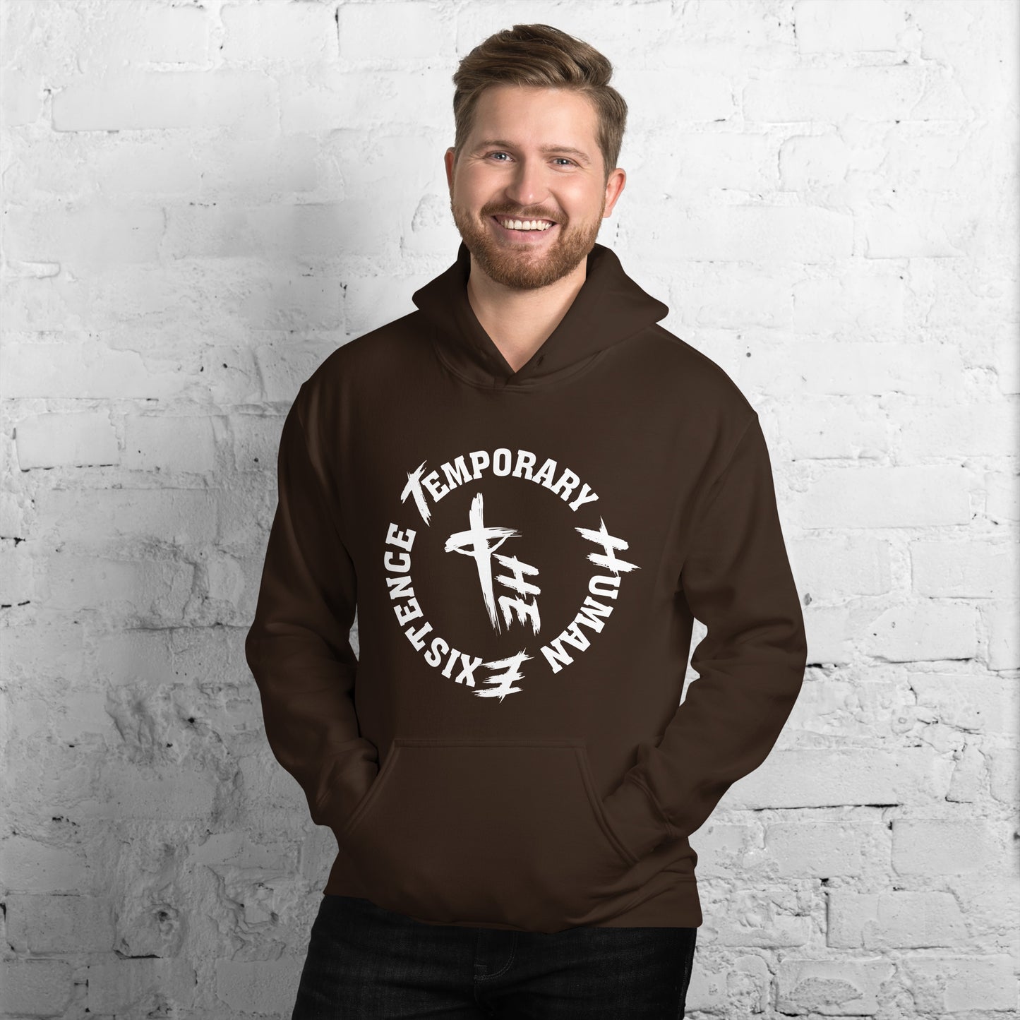 Adult Classic Hoodie Front Logo Only