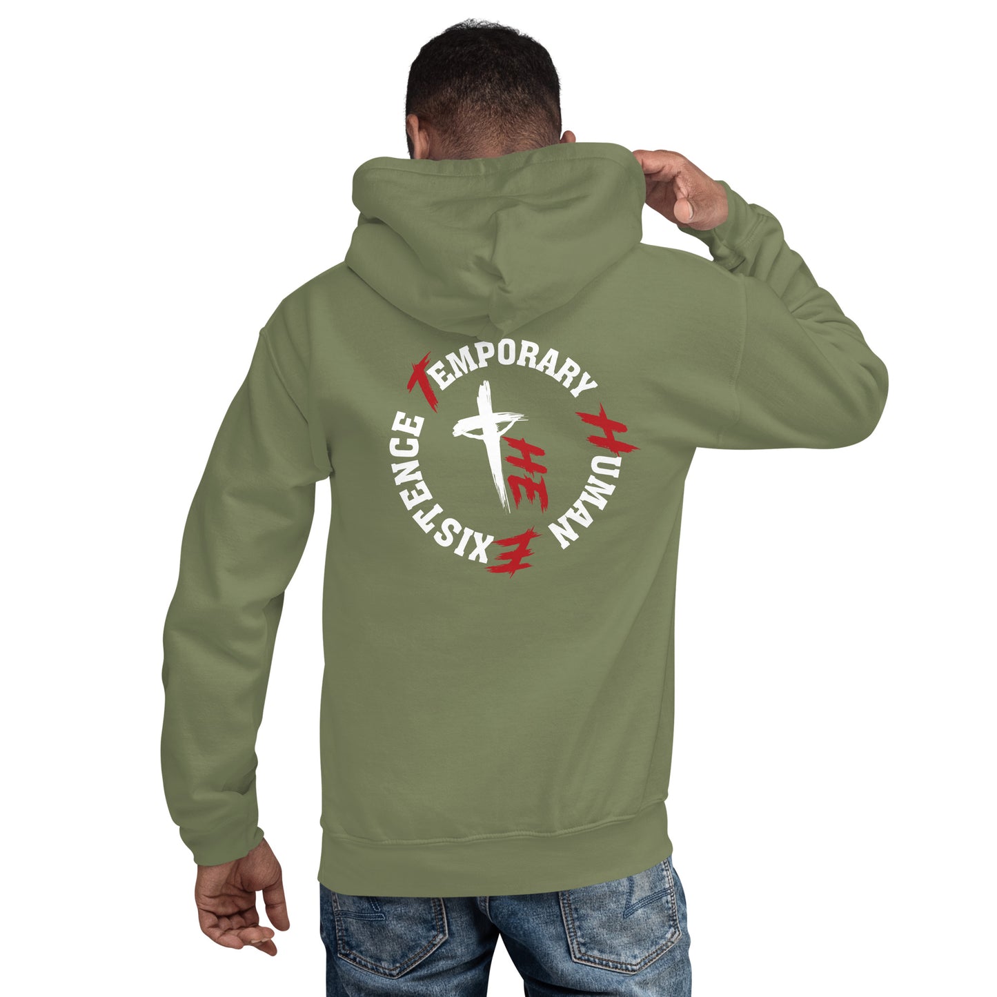 Adult Classic Hoodie Front/Back Logos - Sacrifice Logo