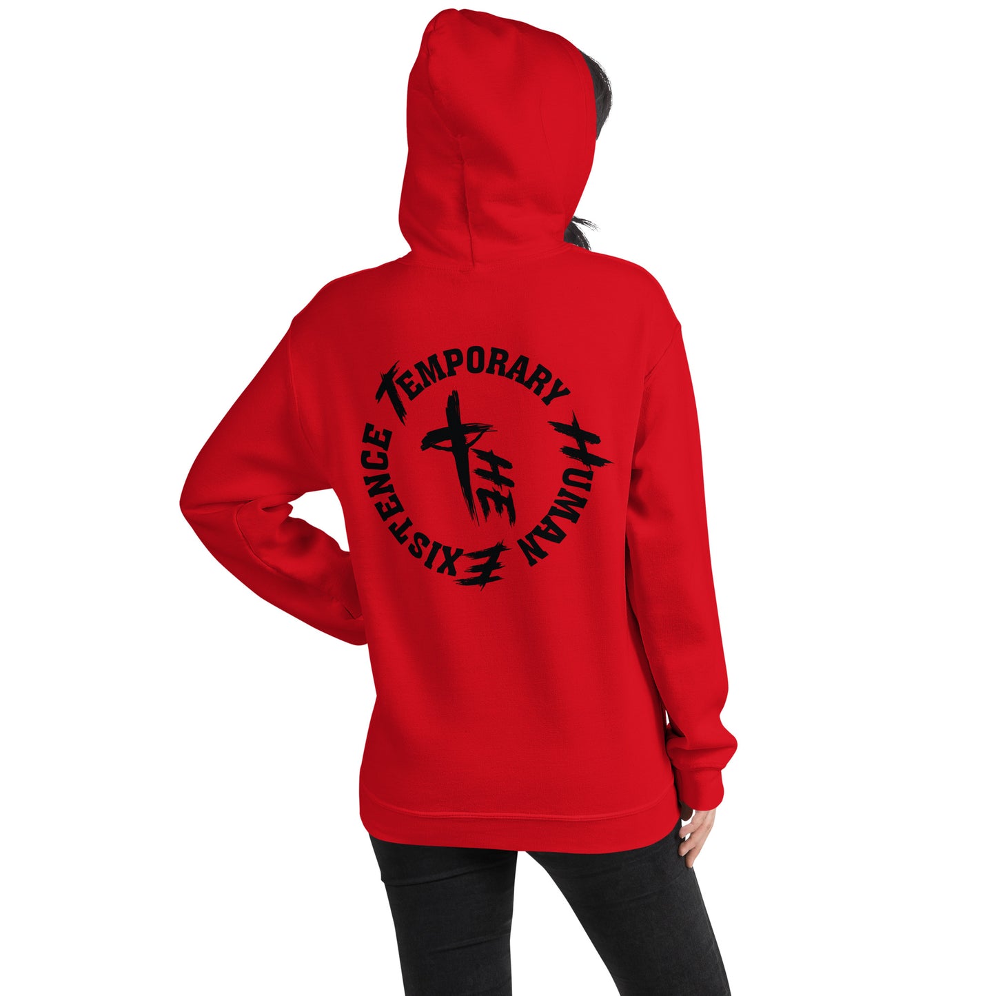 Adult Classic Hoodie Front and Back Logos