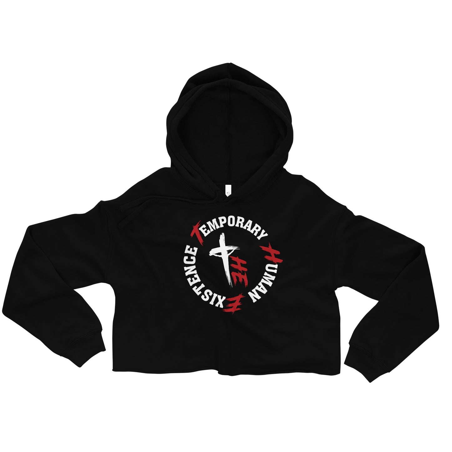 Women's Crop Hoodie - Sacrifice Logo