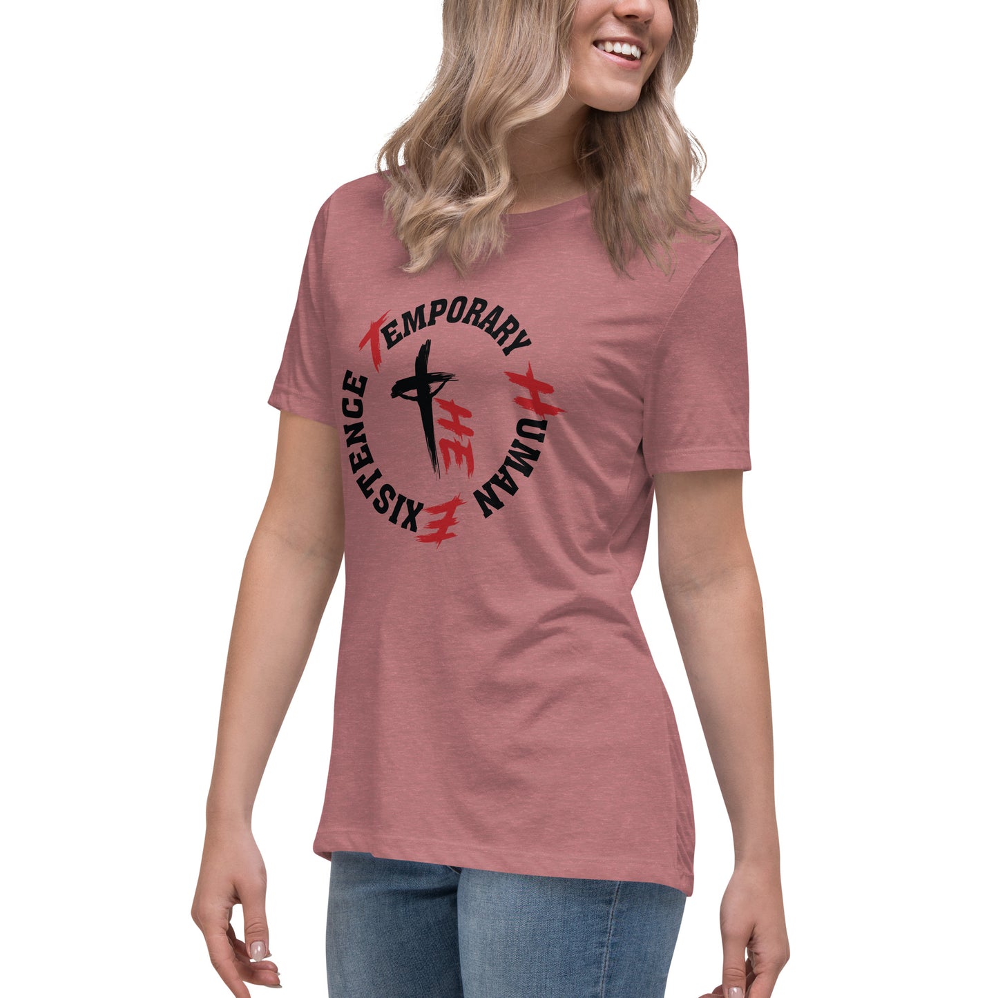 Women's Relaxed T-Shirt - Sacrifice Logo