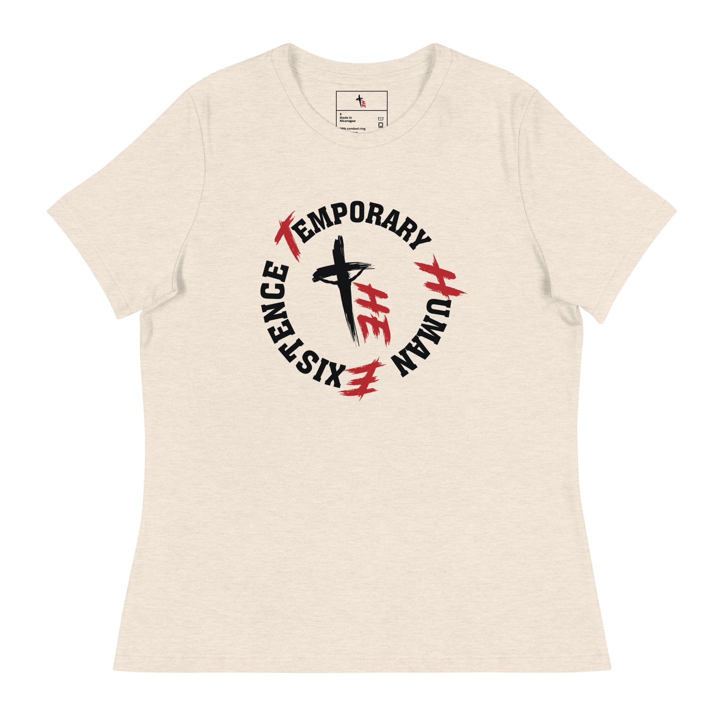 Women's Relaxed T-Shirt - Sacrifice Logo